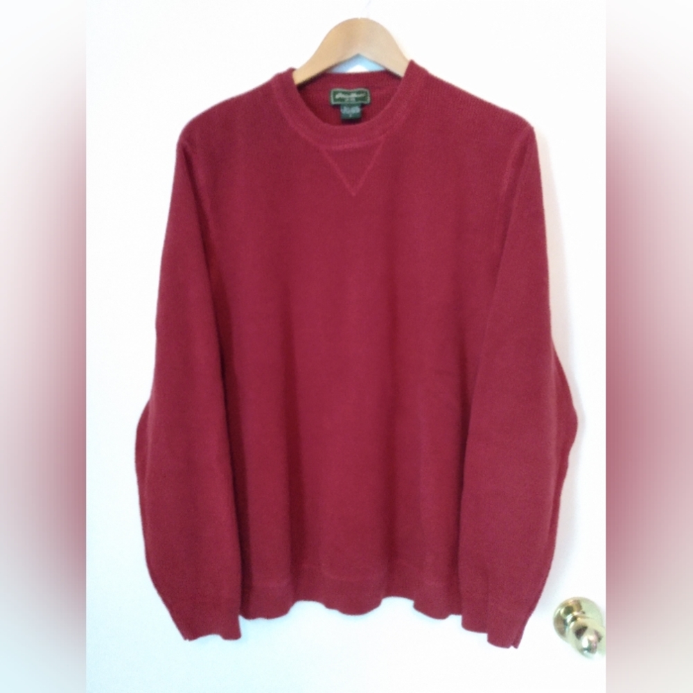 Eddie Bauer Men's Maroon Sweater